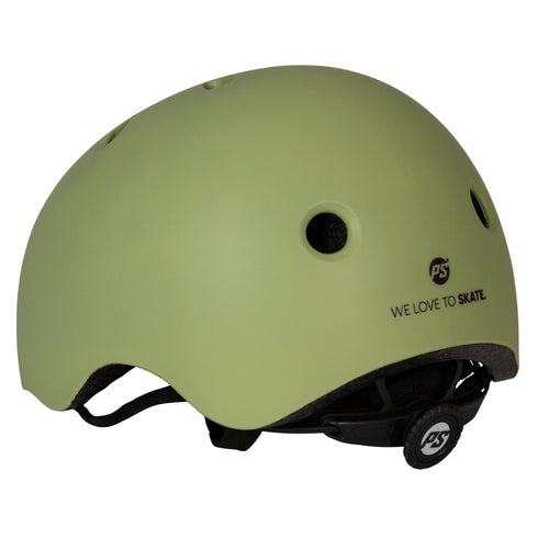 Powerslide Urban Cool Matcha Skate Helmet, EN 1078 Certified Helmet for Inline Skating, Skateboard and Scooter