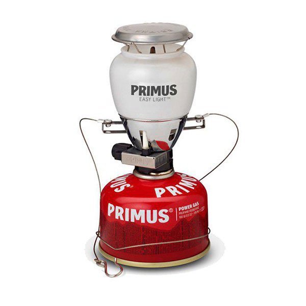Primus EasyLight Camping Lantern, a simple, bright, and compact gas-powered lantern for reliable camp illumination.