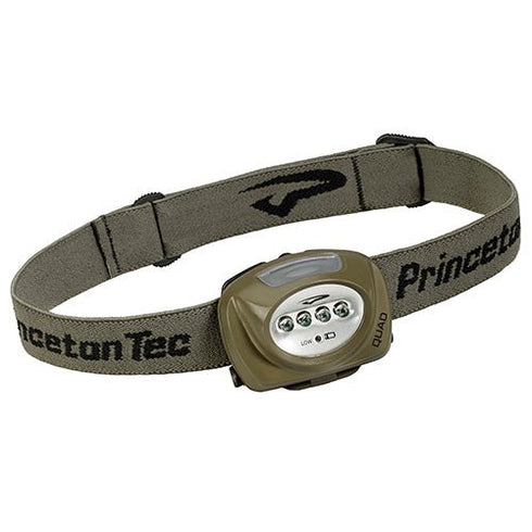 Princeton Tec Quad LED Headlight - Bright & Adjustable Lighting for Nighttime Exploration