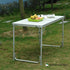 Pro Camp Foladable Dinning Table Silver