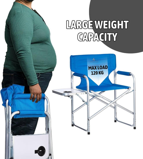 Procamp Alu Deck Chair With Side Table