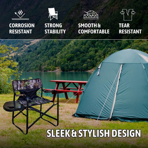 Procamp Director Style Camping Chair - Camouflage