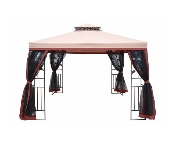 Procamp Dual Color Steel Gazebo (3x3 meters), a spacious and sturdy two-toned shelter for outdoor gatherings and events.
