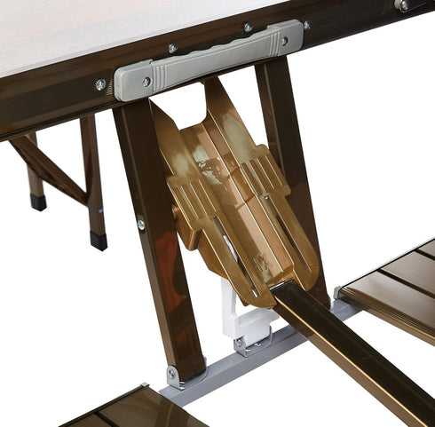 Procamp Foldable Compact Picnic Table Set Aluminium