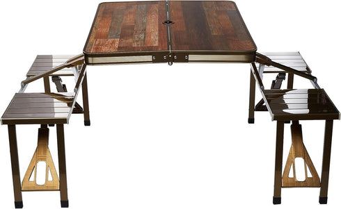 Procamp Foldable Compact Picnic Table Set Aluminium