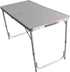 ProCamp Foldable Dining Table, Silver Aluminum Top, Lightweight Portable Frame, Suitable for Camping/Garden Parties
