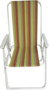 Procamp High Back Beach Chair Striped Style Fabric