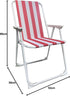 Procamp High Back Beach Chair Striped Style Fabric