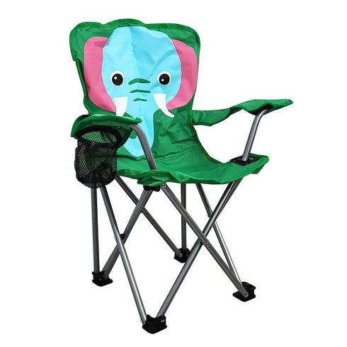 ProCamp Kids Camping Chair, Colorful Design, Safety Lock Frame, Built-in Drink Holder, Suitable for Children's Outdoors