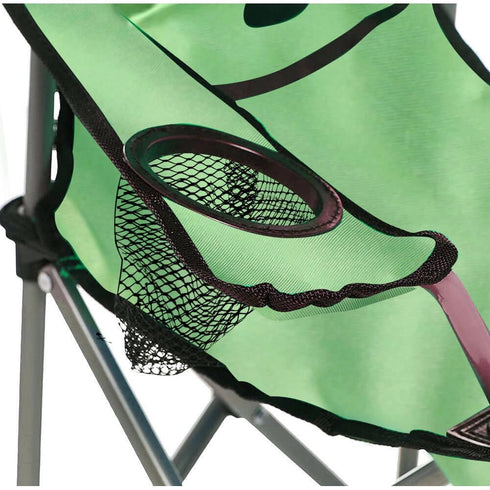 ProCamp Kids Camping Chair, Colorful Design, Safety Lock Frame, Built-in Drink Holder, Suitable for Children's Outdoors