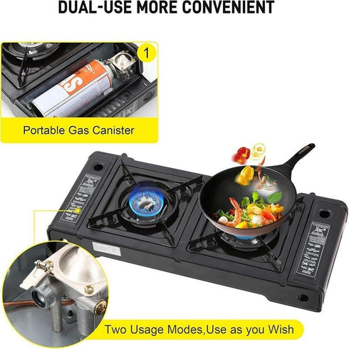 Procamp Portable Two Burner Gas Stove