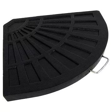 Procamp Quarter Resin Umbrella Base (20kg), a heavy-duty quarter-round base providing stability for patio umbrellas.