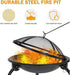 Procamp Round Folding Fire Pit for camping