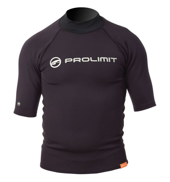 Prolimit Innersystem top, a thin, form-fitting thermal base layer top, designed for insulation during cold water sports like diving or surfing.