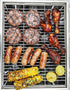 ProQ FlatDog Foldable Portable BBQ Grill - Compact & Lightweight Grill for On - the - Go Cooking