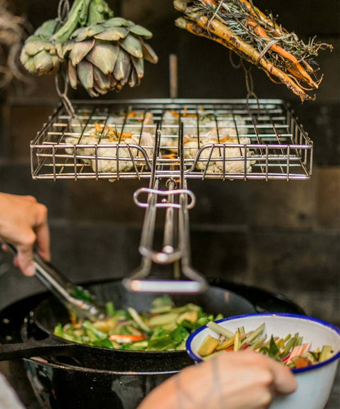 ProQ Flip'n Grate BBQ Swivel Grill Small 47cm Base - Versatile and Portable Grill