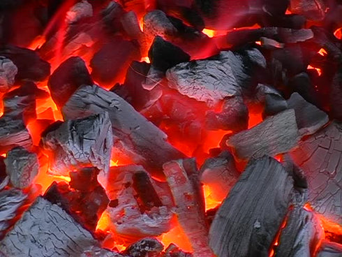 Purefire 10 kg Natural Charcoal, Large Bag of BBQ Charcoal for Charcoal Grills, Kettle BBQs and Camp Cooking