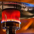 PureHeat Mushroom Gas Patio Heater in Black, Freestanding Outdoor Heater for Patios, Terraces, Decks and Gardens