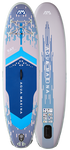 Aqua Marina Ray 11ft illuminated inflatable paddle board, deck and bottom view