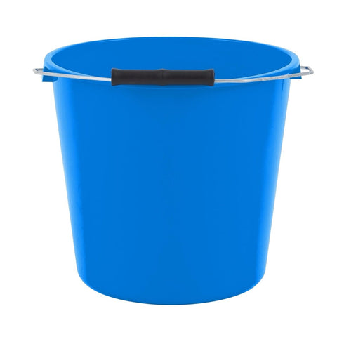 Red Gorilla Calf Bucket, Easy Grip Polypropylene Feeding and Watering Bucket for Calves, Foals and Young Animals