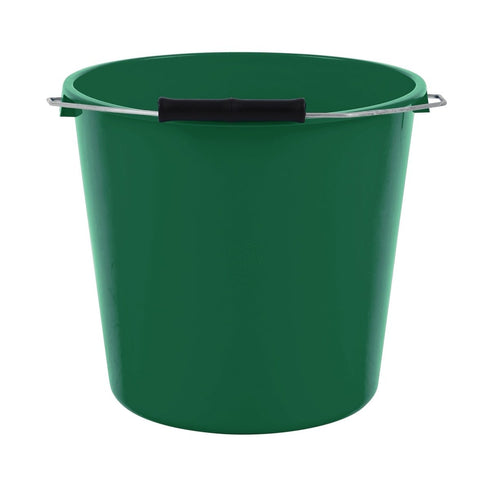 Red Gorilla Calf Bucket, Easy Grip Polypropylene Feeding and Watering Bucket for Calves, Foals and Young Animals