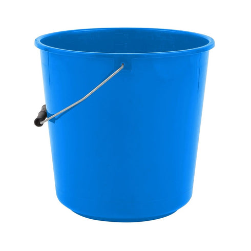 Red Gorilla Calf Bucket, Easy Grip Polypropylene Feeding and Watering Bucket for Calves, Foals and Young Animals