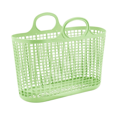 Red Gorilla Cesto Shopper Basket, Open Weave Polypropylene Carry Basket for Market, Garden, Beach and Picnic