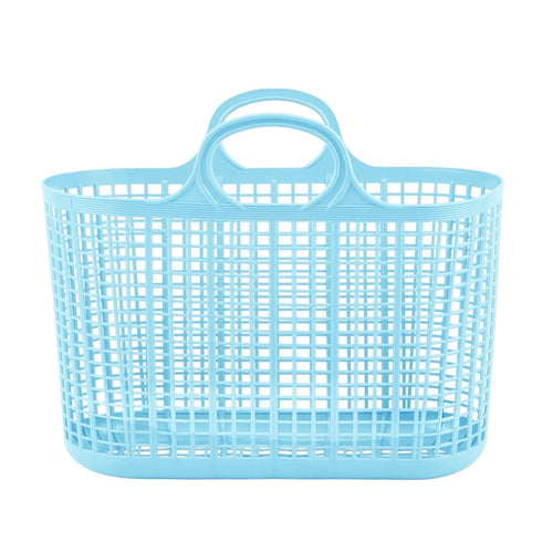 Red Gorilla Cesto Shopper Basket, Open Weave Polypropylene Carry Basket for Market, Garden, Beach and Picnic