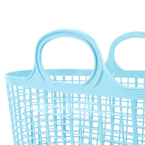 Red Gorilla Cesto Shopper Basket, Open Weave Polypropylene Carry Basket for Market, Garden, Beach and Picnic