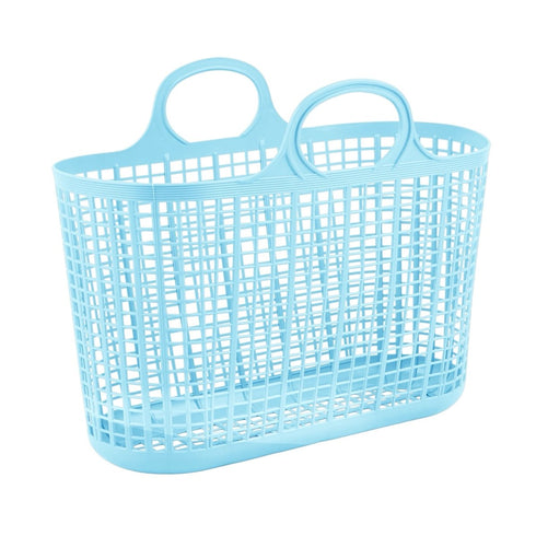 Red Gorilla Cesto Shopper Basket, Open Weave Polypropylene Carry Basket for Market, Garden, Beach and Picnic