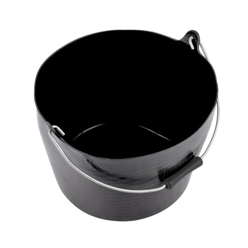 Red Gorilla Flexible Gorilla Bucket, Fold Flat Polyethylene Bucket with Easy Grip Handle for Horse Bathing