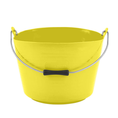 Red Gorilla Flexible Gorilla Bucket, Fold Flat Polyethylene Bucket with Easy Grip Handle for Horse Bathing