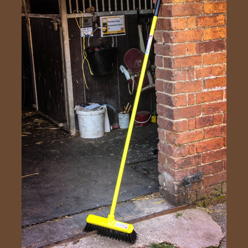 Red Gorilla Gorilla Broom Replacement Head, Synthetic Bristle Broom Head that Clicks onto Red Gorilla Handles