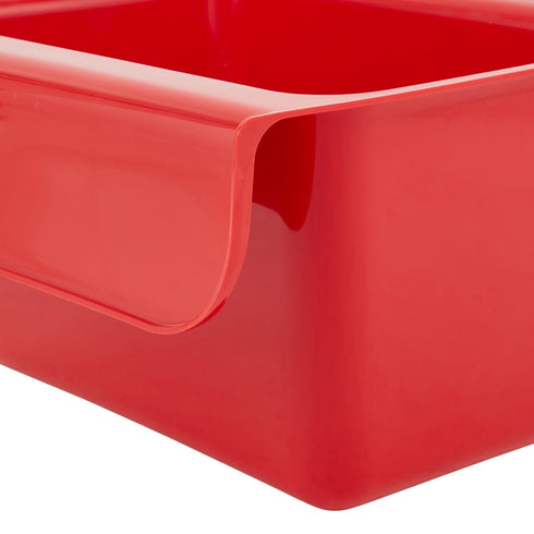 Red Gorilla Gorilla Plas Manger, Wall Mounted Polypropylene Feeder for Hay, Feed and Water in Stables and Pens