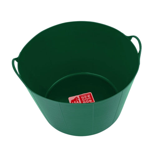 Red Gorilla Gorilla Tub XL 75 L, Flexible Food Grade Utility Tub with Two Handles for Feed, Hay Soaking and Mixing
