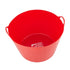 Red Gorilla Gorilla Tub XL 75 L, Flexible Food Grade Utility Tub with Two Handles for Feed, Hay Soaking and Mixing