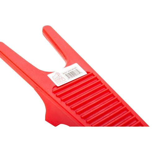 Red Gorilla Horse Boot Jack, Polypropylene Hands Free Riding Boot Remover with Heel Grip and Non Slip Base
