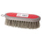 Red Gorilla Horse Grooming Dandy Brush, Stiff Bristle Brush for Dried Mud and Debris on Legs, Mane and Tail