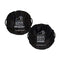 Red Gorilla Medium Tub Cover Breakfast and Dinner Set in Black, Two Feed Covers to Keep Prepared Feeds Fresh