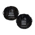 Red Gorilla Medium Tub Cover Breakfast and Dinner Set in Black, Two Feed Covers to Keep Prepared Feeds Fresh