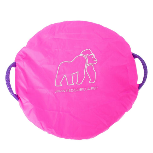 Red Gorilla Medium Tub Cover Breakfast and Dinner Set, Two Feed Tub Covers to Keep Dust and Insects Off Feed