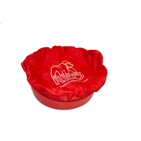 Red Gorilla Medium Tub Cover, Single Feed Tub Lid for Medium Stable Tubs and Buckets to Keep Feed Fresh