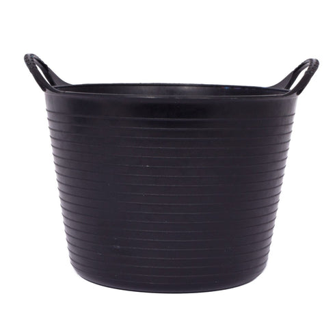 Red Gorilla Micro Tub 12.5 oz in Black, Small Polypropylene Pot for Supplements, Feed Portions and Small Parts