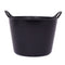 Red Gorilla Micro Tub 12.5 oz in Black, Small Polypropylene Pot for Supplements, Feed Portions and Small Parts