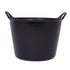 Red Gorilla Micro Tub 12.5 oz in Black, Small Polypropylene Pot for Supplements, Feed Portions and Small Parts