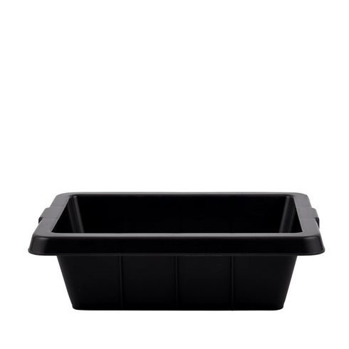 Red Gorilla Mini Gorilla Plas 7 L Trough in Black, Flat Back Wall or Fence Mount Feeder for Horses and Pets