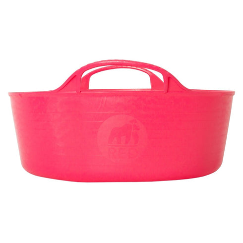Red Gorilla Mini Shallow 5 L Tub, Low Profile Feeding Tub for Supplements, Pets, Poultry and Small Animals