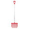 Red Gorilla PC Bedding Fork with D Handle in Red, Polycarbonate Tine Mucking Out Fork for Shavings Bedding