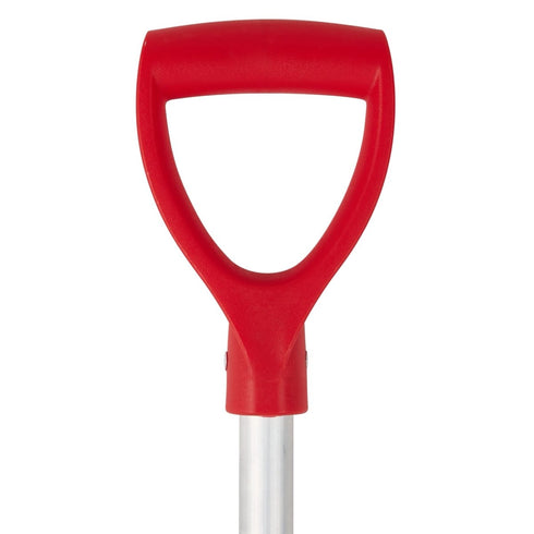 Red Gorilla PC Bedding Fork with D Handle in Red, Polycarbonate Tine Mucking Out Fork for Shavings Bedding