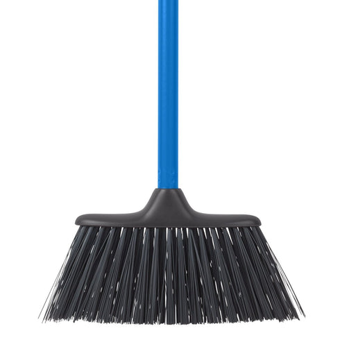 Red Gorilla Poly Yard Broom, Synthetic Bristle Outdoor Broom with 120 cm Handle for Yards, Stables and Driveways